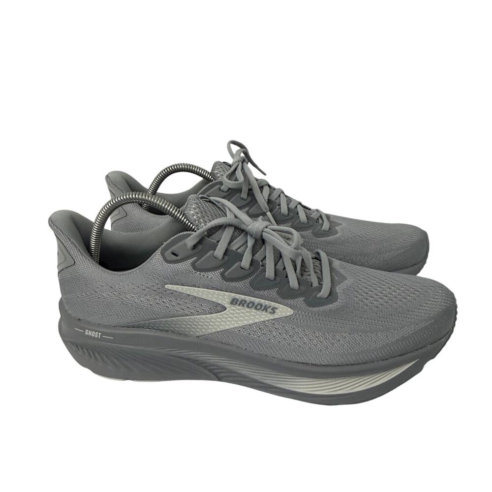 Brooks Ghost 17 Shoes Men’s Size 12.5 D Running Primer Gray Oyster Mushroom